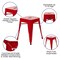 Flash Furniture 4  Inch Red Metal Stool, PK4 ET-BT3503-18-RED-GG - alternate 7